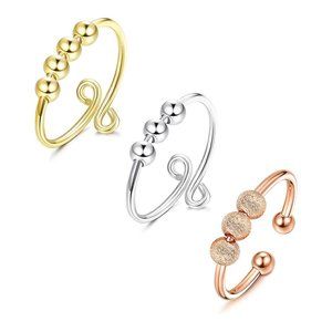 Spinner Fidget Ring for Women Men